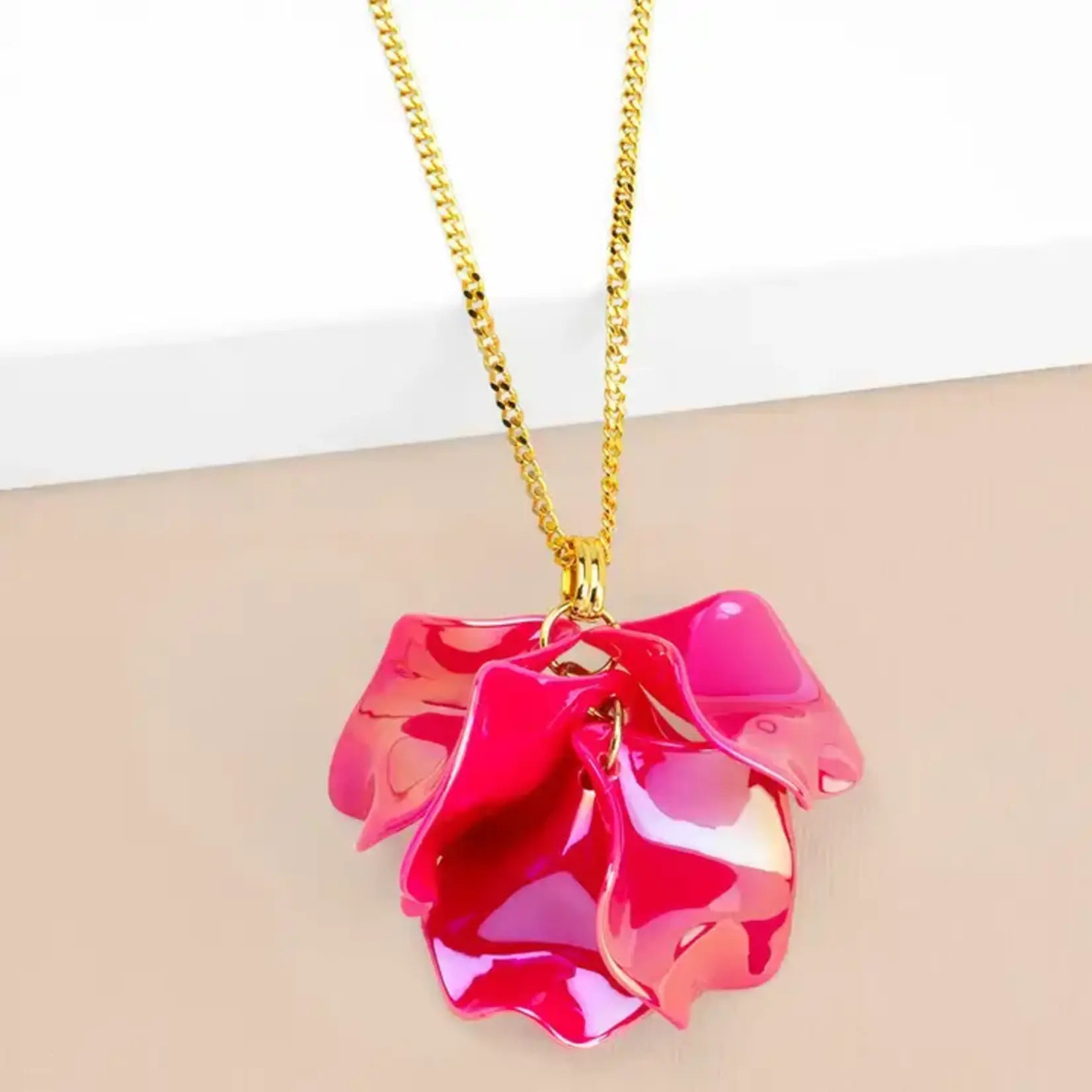 Zenzil Petal Cluster Necklace