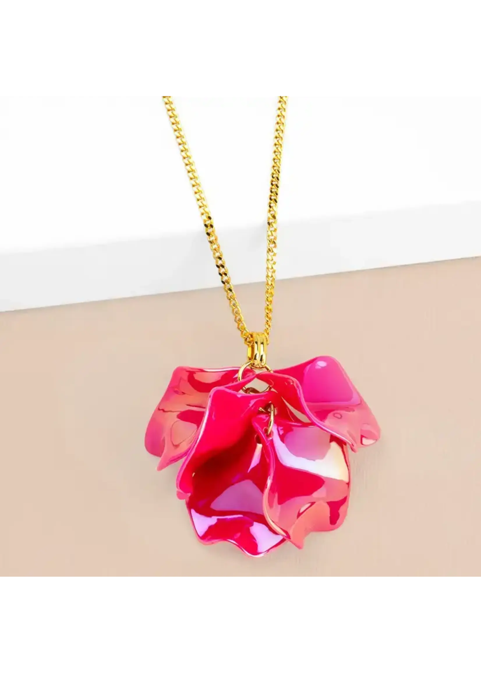 Zenzil Petal Cluster Necklace