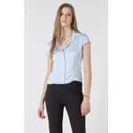 Dex Dex Textured Button Blouse