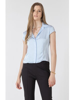 Dex Dex Textured Button Blouse
