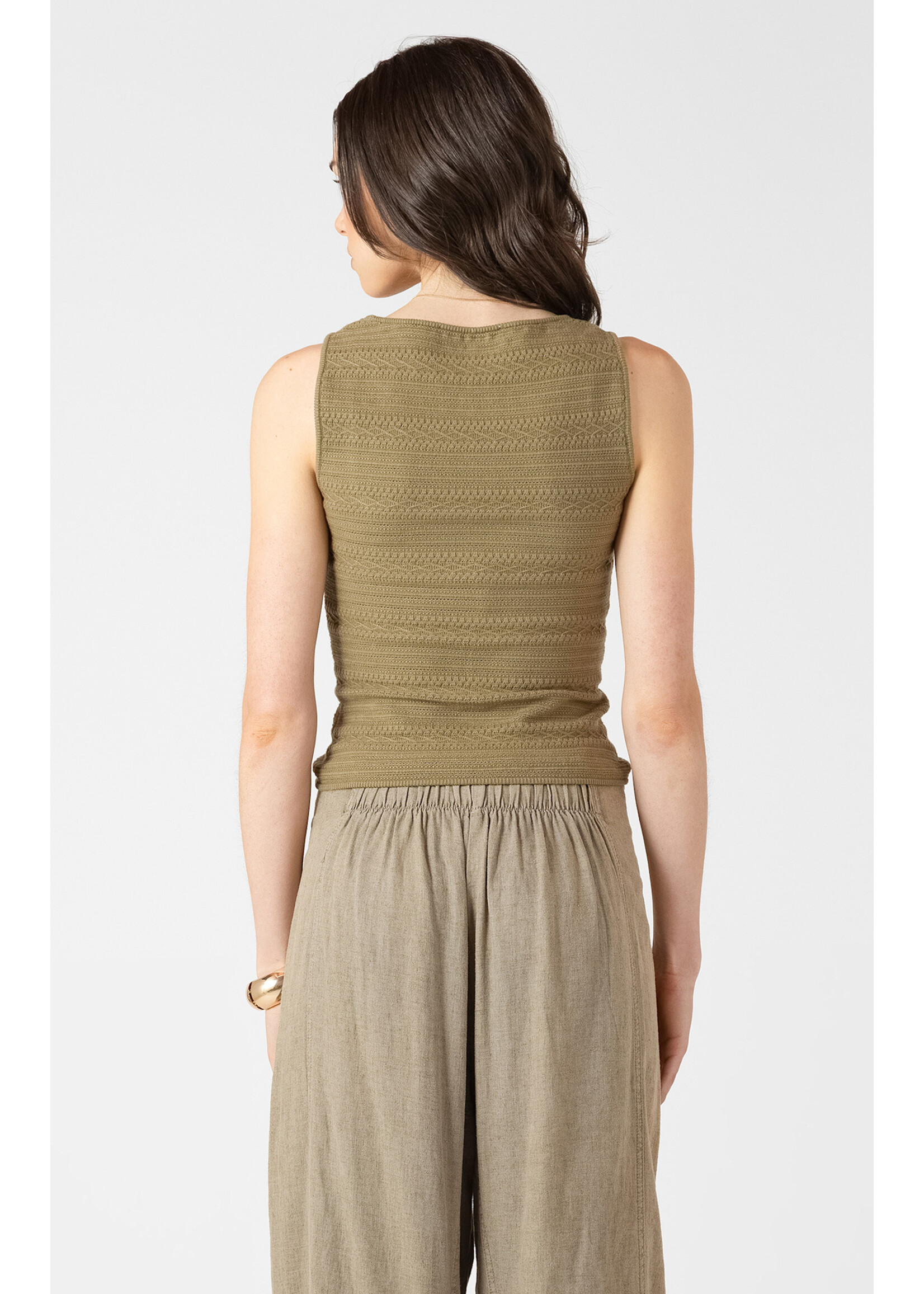 Dex Sage Textured Tank