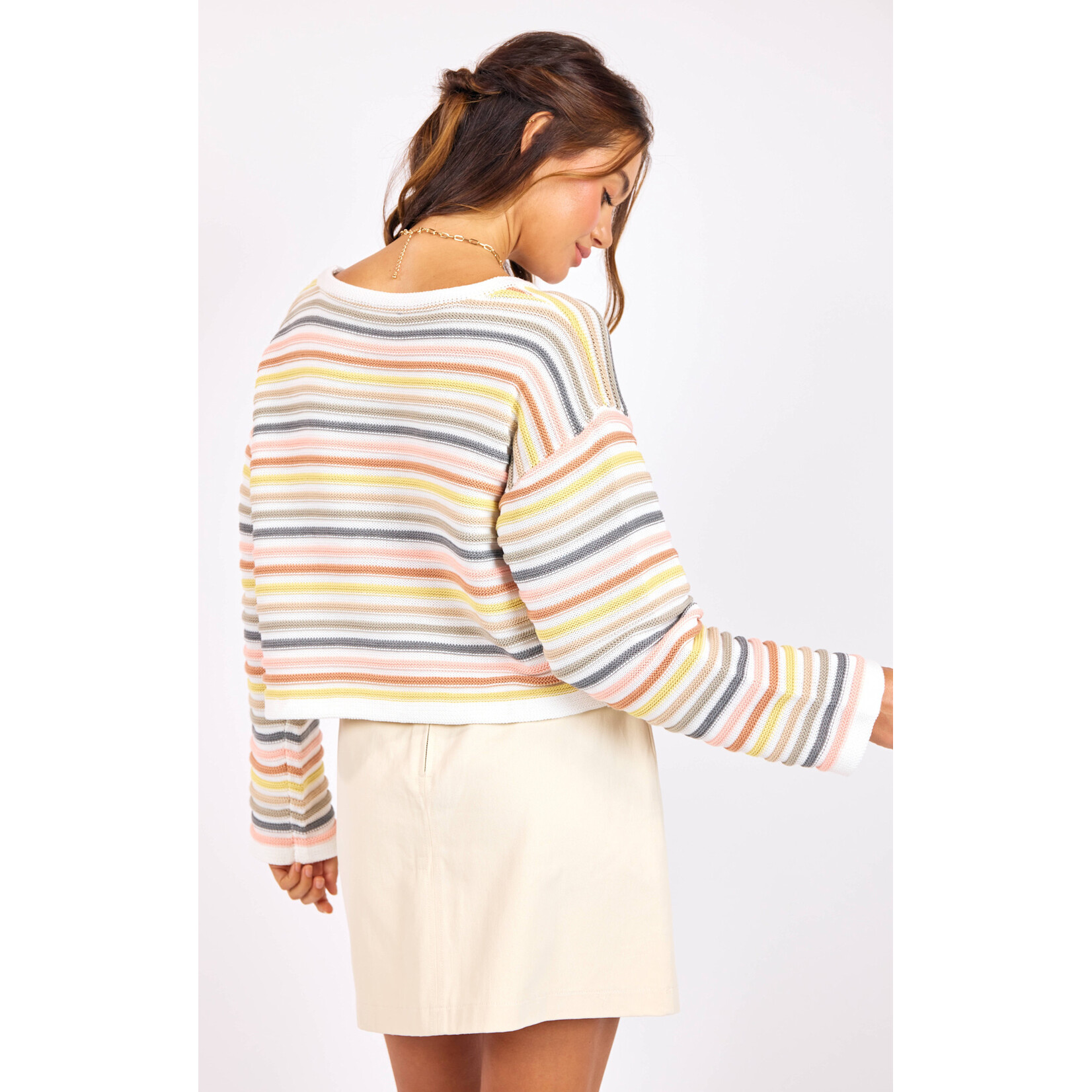 Sage The Label Abigail Stripe Sweater