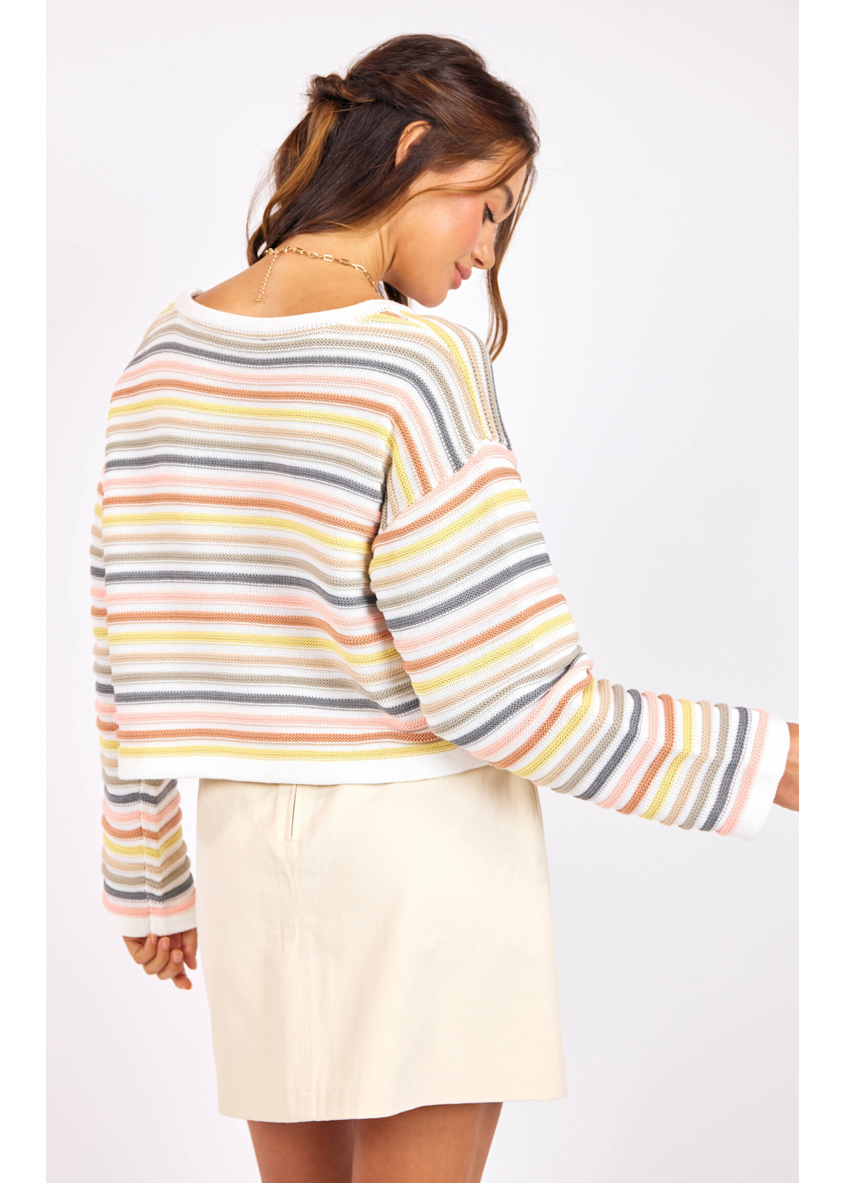 Sage The Label Abigail Stripe Sweater
