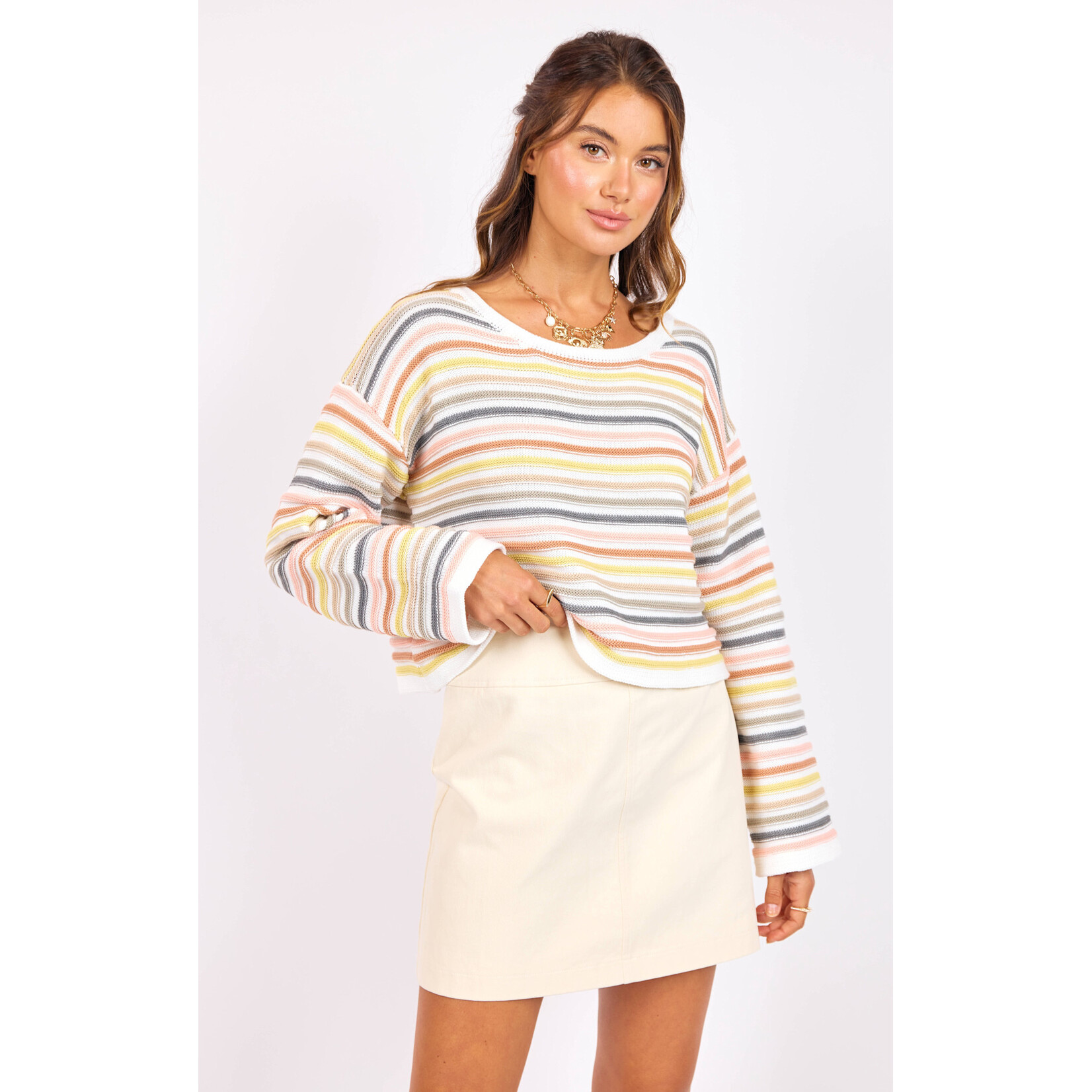 Sage The Label STL Abigail Stripe Sweater