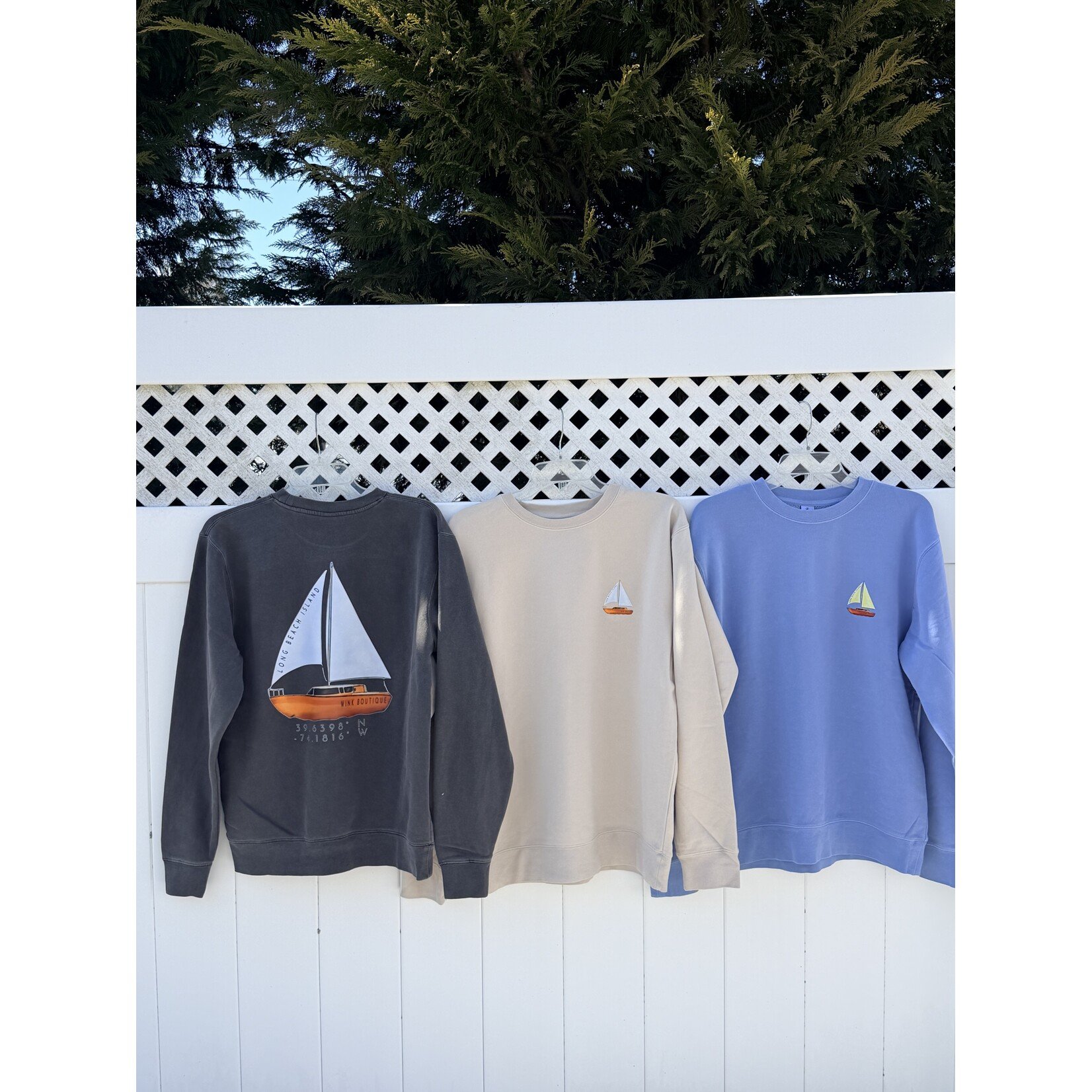 Wink W LBI Sailboat Sweatshirt