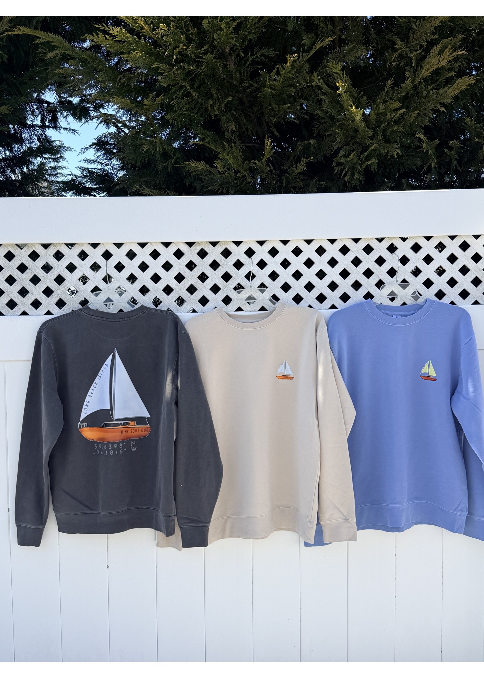 Wink LBI Sailboat Sweatshirt