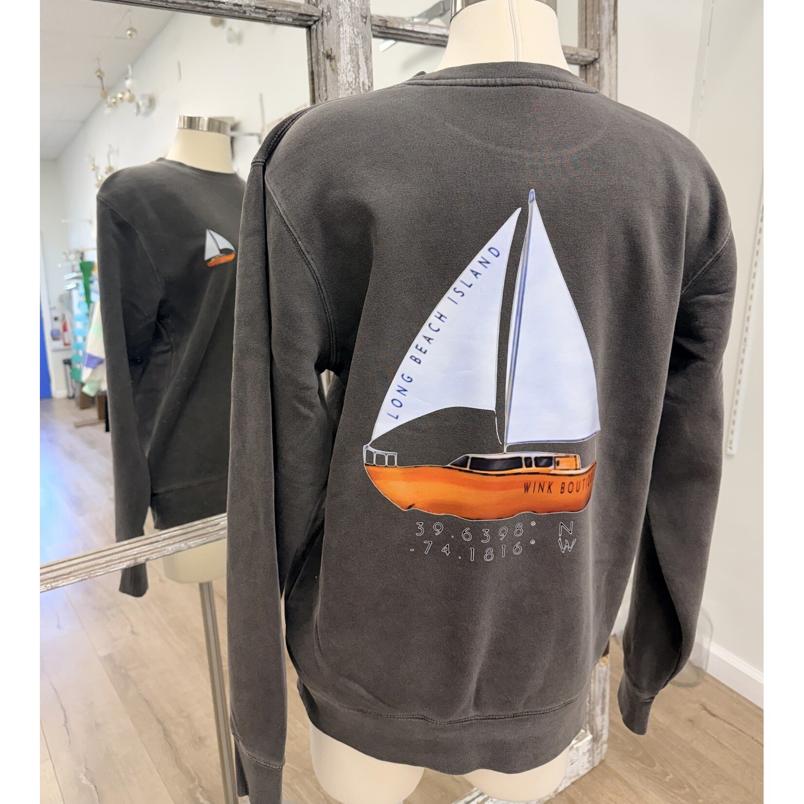 Wink W LBI Sailboat Sweatshirt