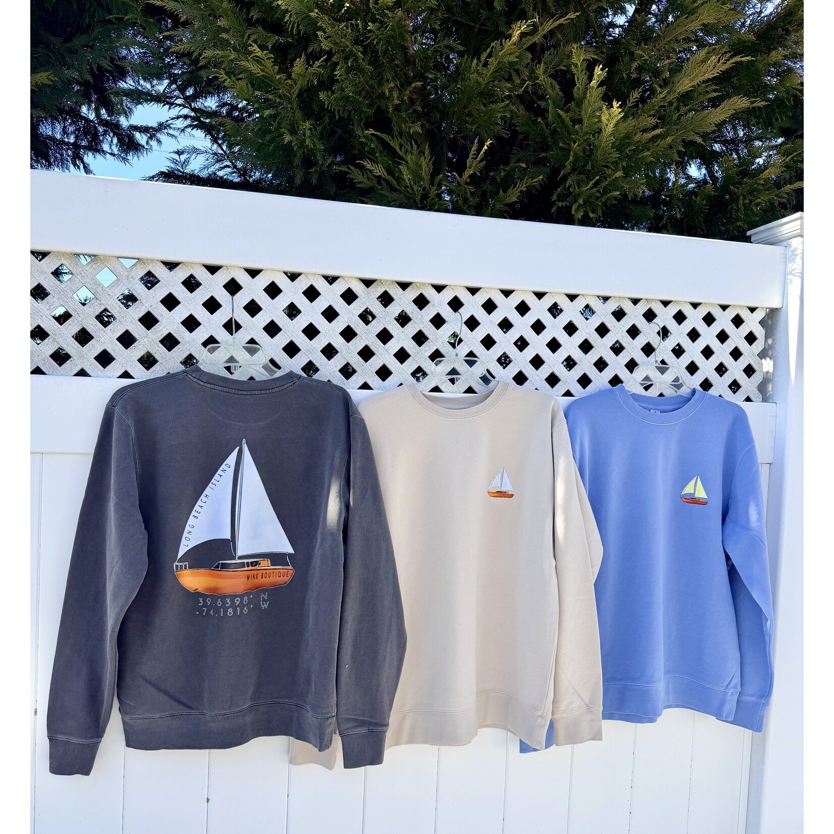 Wink W LBI Sailboat Sweatshirt