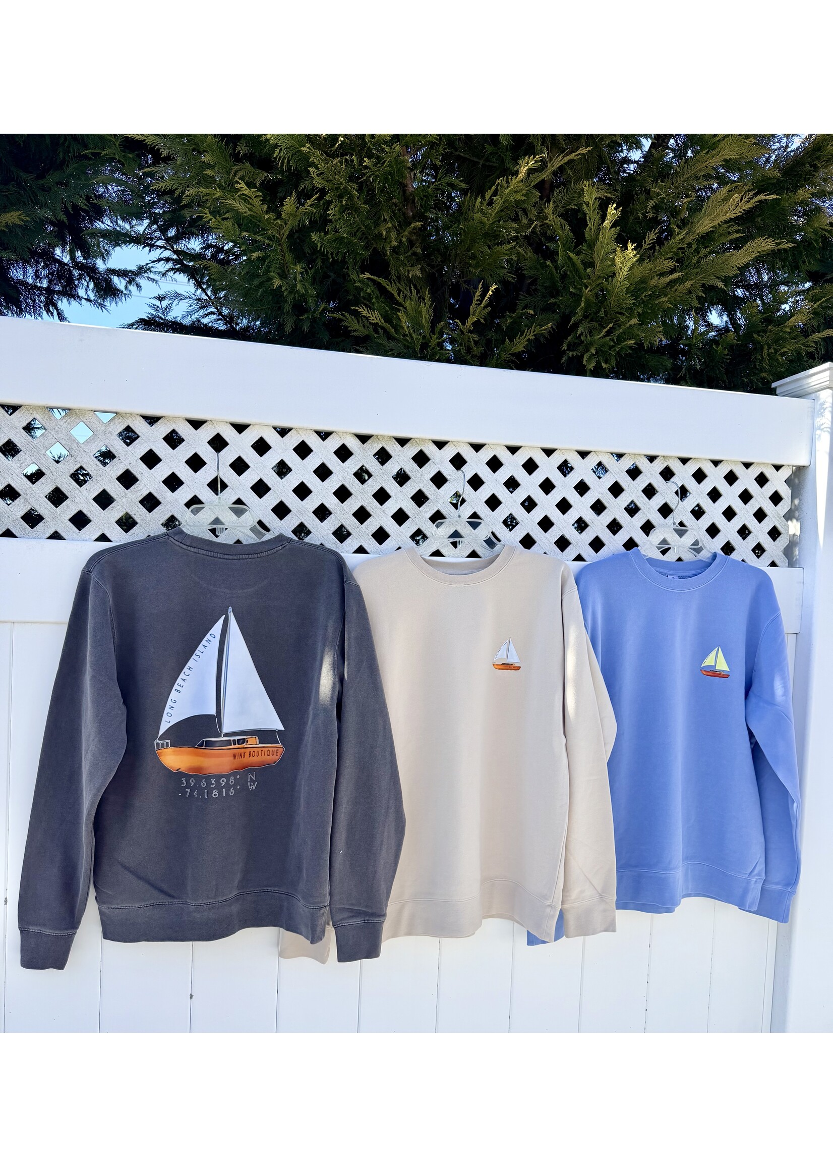Wink LBI Sailboat Sweatshirt