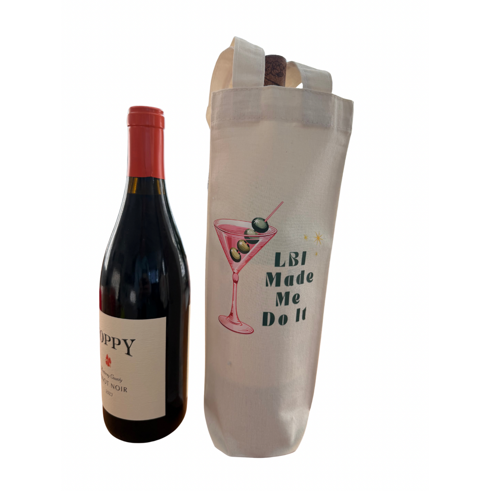 Wink W Wine tote
