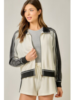 Mystree Mst Color Block Sip Sweatshirt