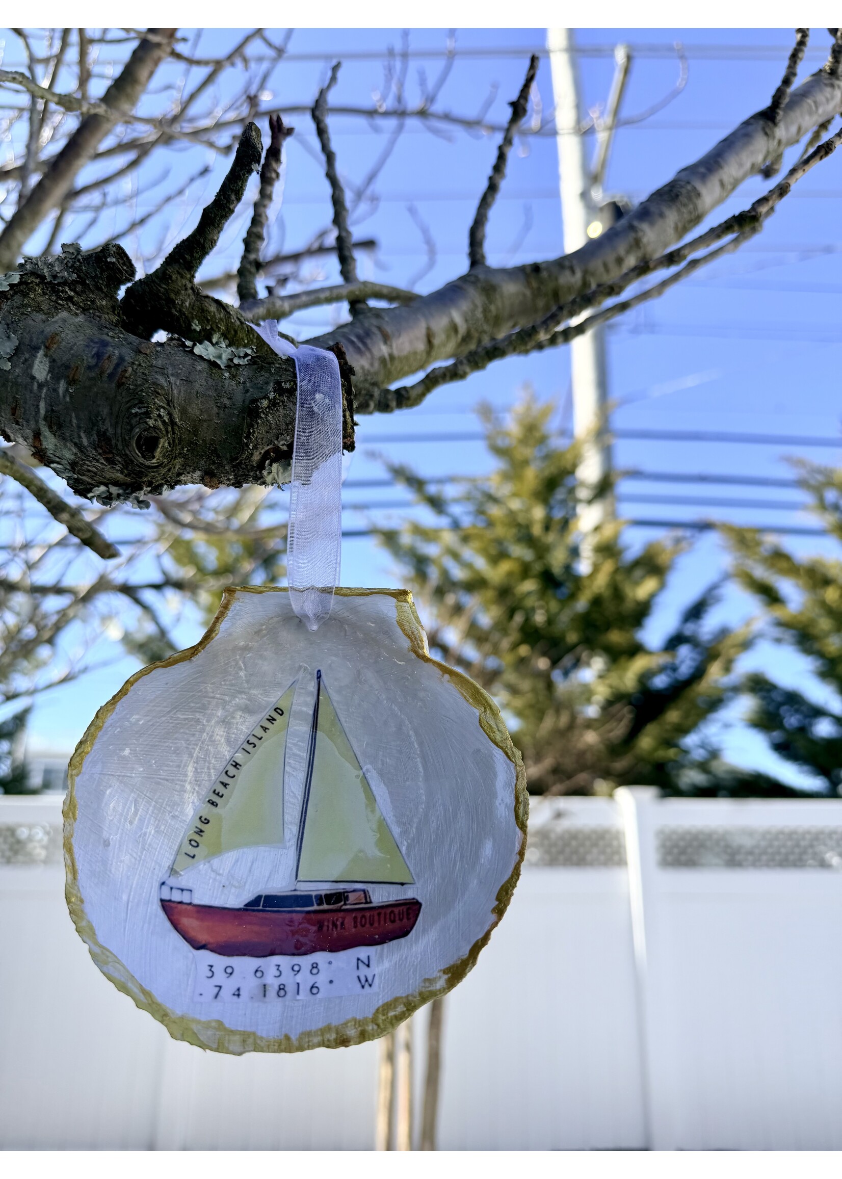 Wink W Custom Ornament