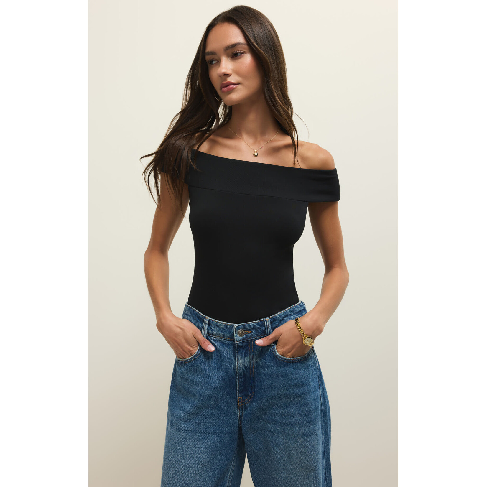 Z Supply Second Skin Off Shoulder Top