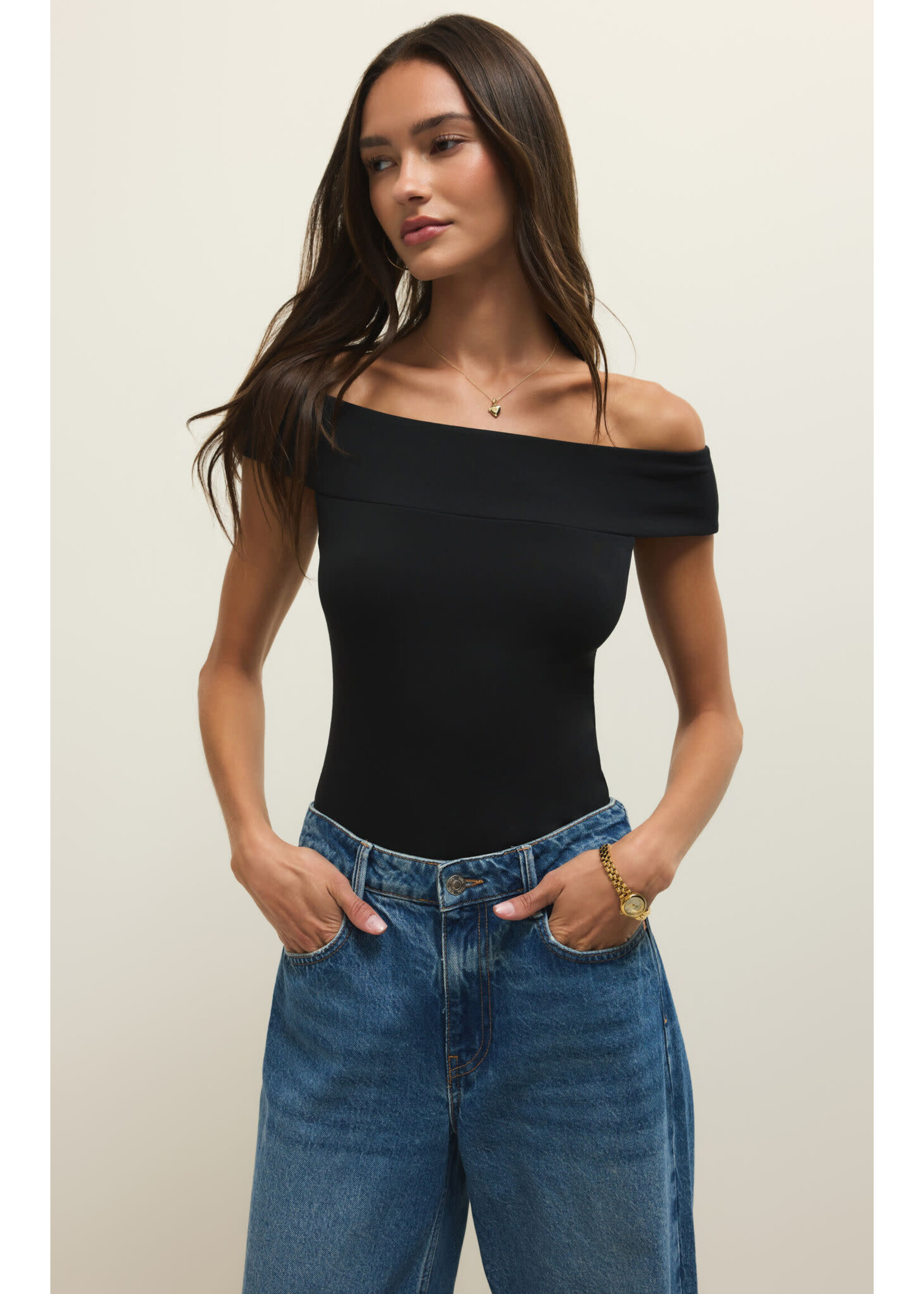 Z Supply Second Skin Off Shoulder Top