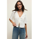 Z Supply Zs Labelle Linen Top