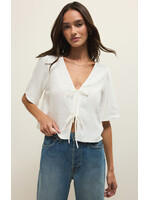 Z Supply Zs Labelle Linen Top