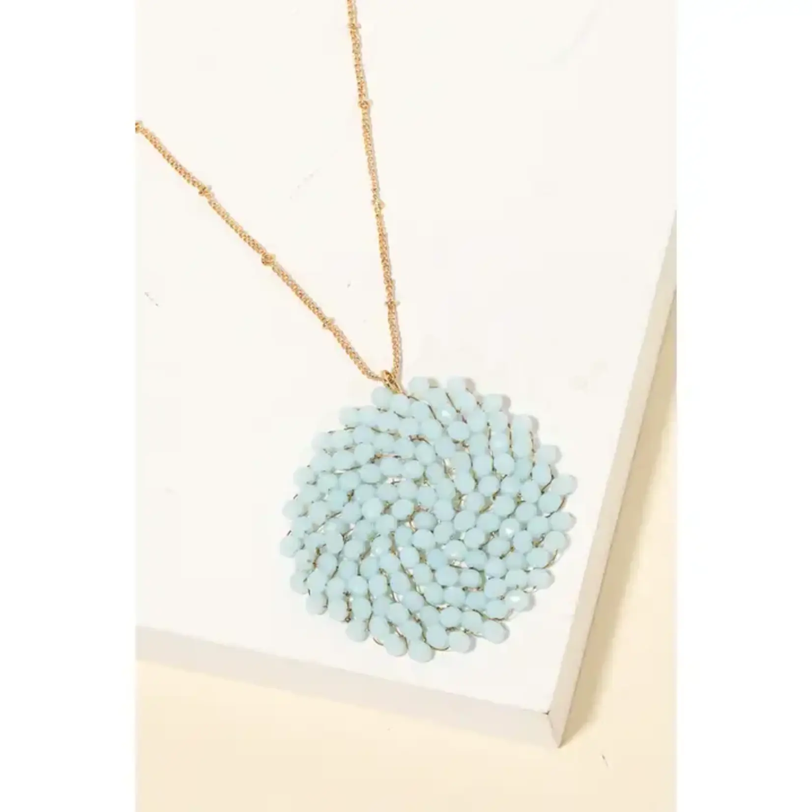 Anarchy Street AS Beaded Ciricle Necklace