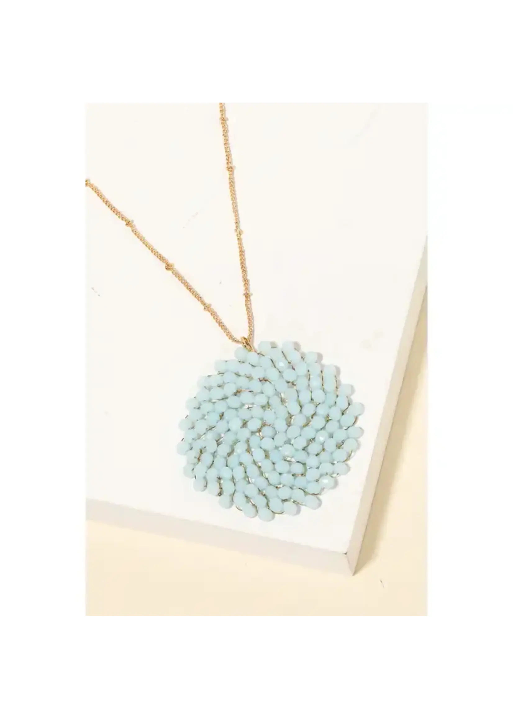 Anarchy Street AS Beaded Ciricle Necklace