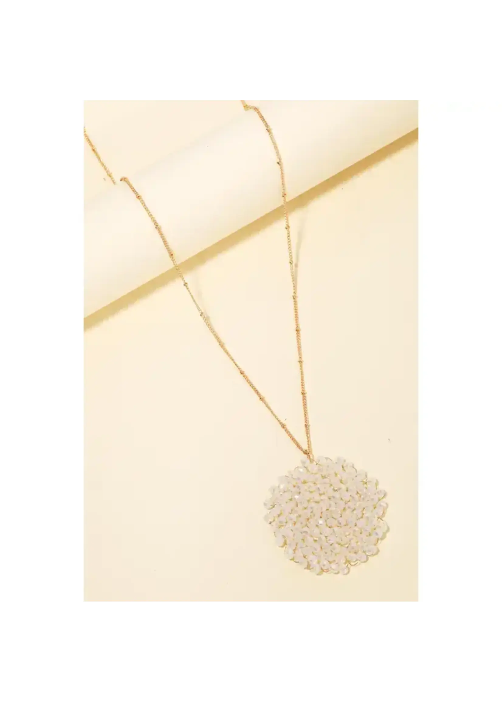 Anarchy Street AS Beaded Ciricle Necklace