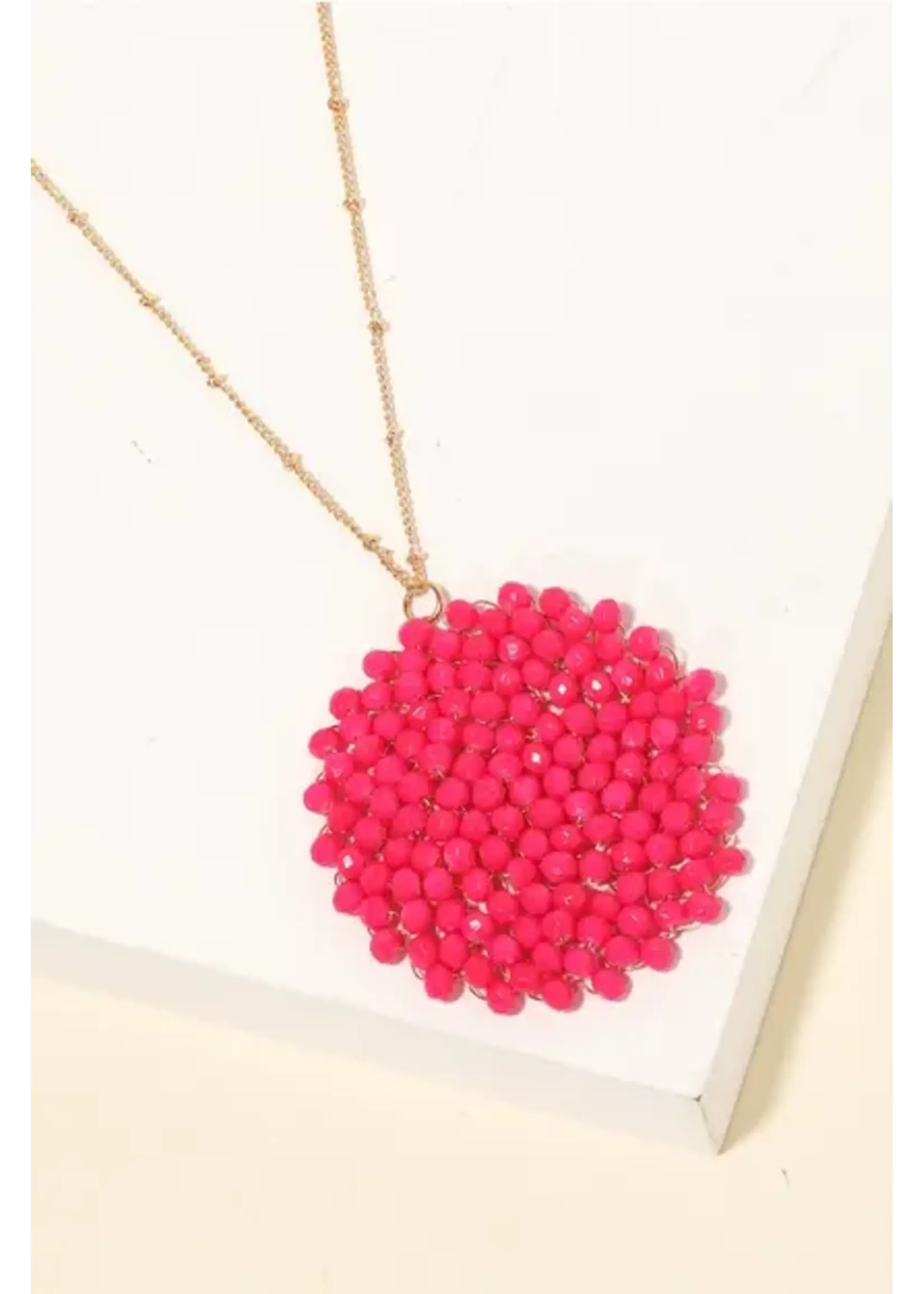 Anarchy Street AS Beaded Ciricle Necklace