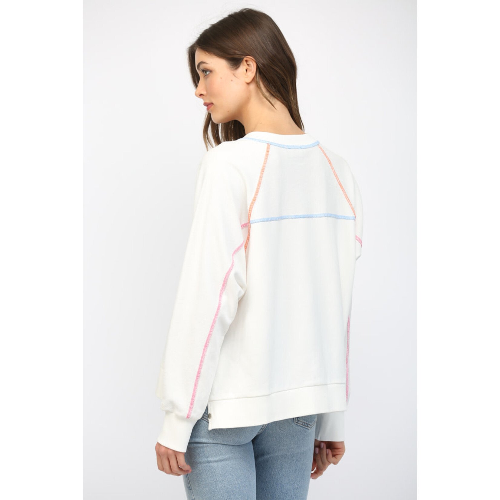 Fate F Color Stitch Sweatshirt