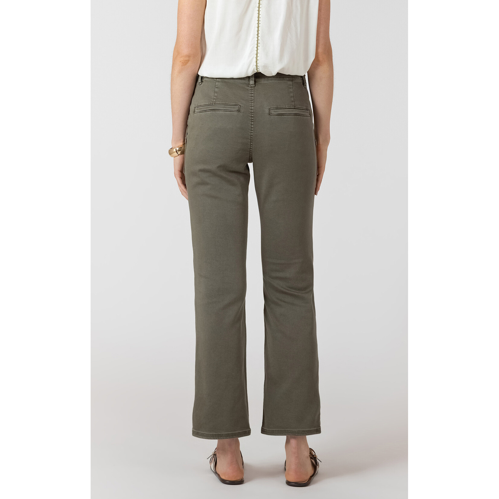 Dex Dex Olive Pencil Drawstring PAnt