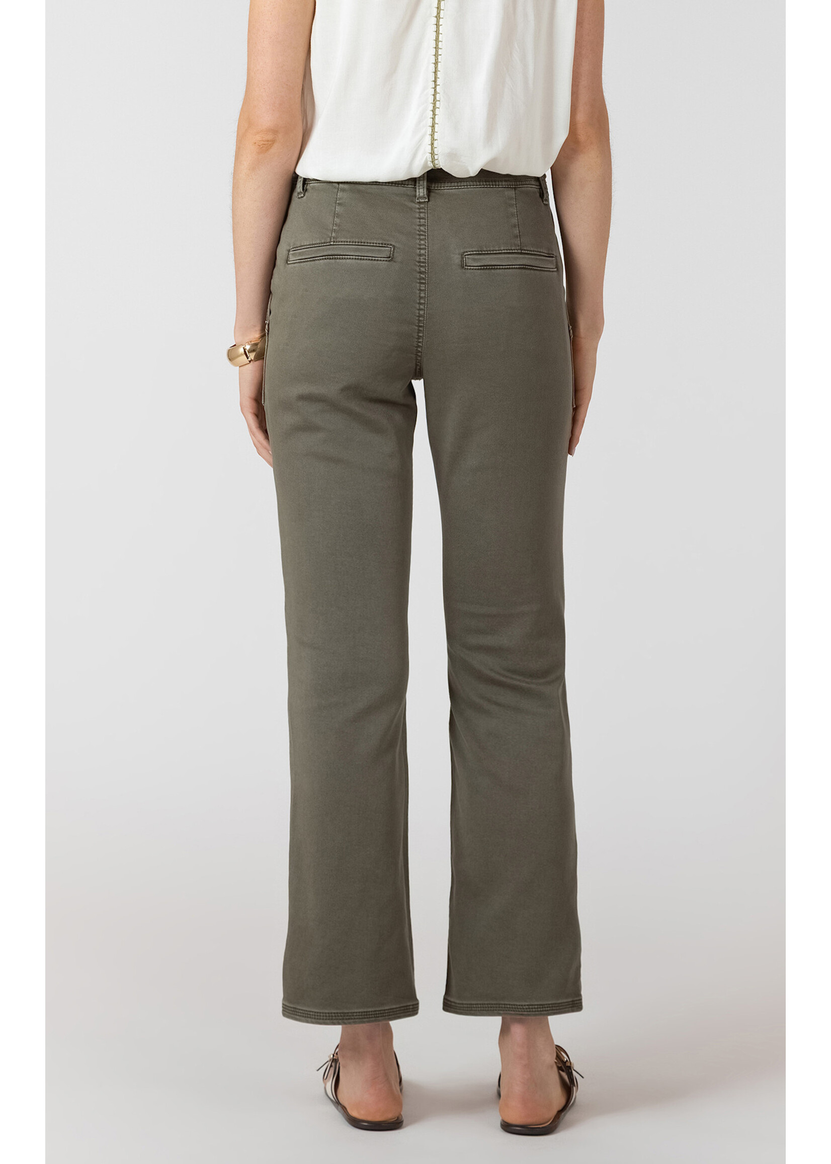 Dex Olive Pencil Drawstring PAnt