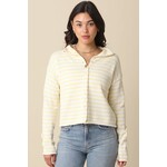 olivaceous O Elina Butter Stripe Cardigan