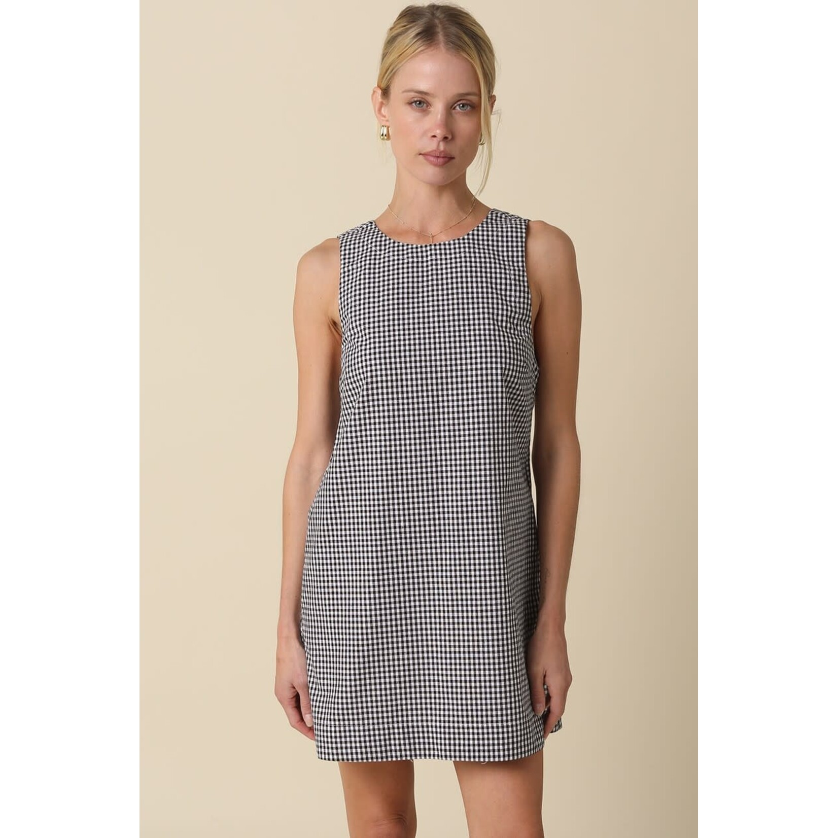 olivaceous O Gingham Dress