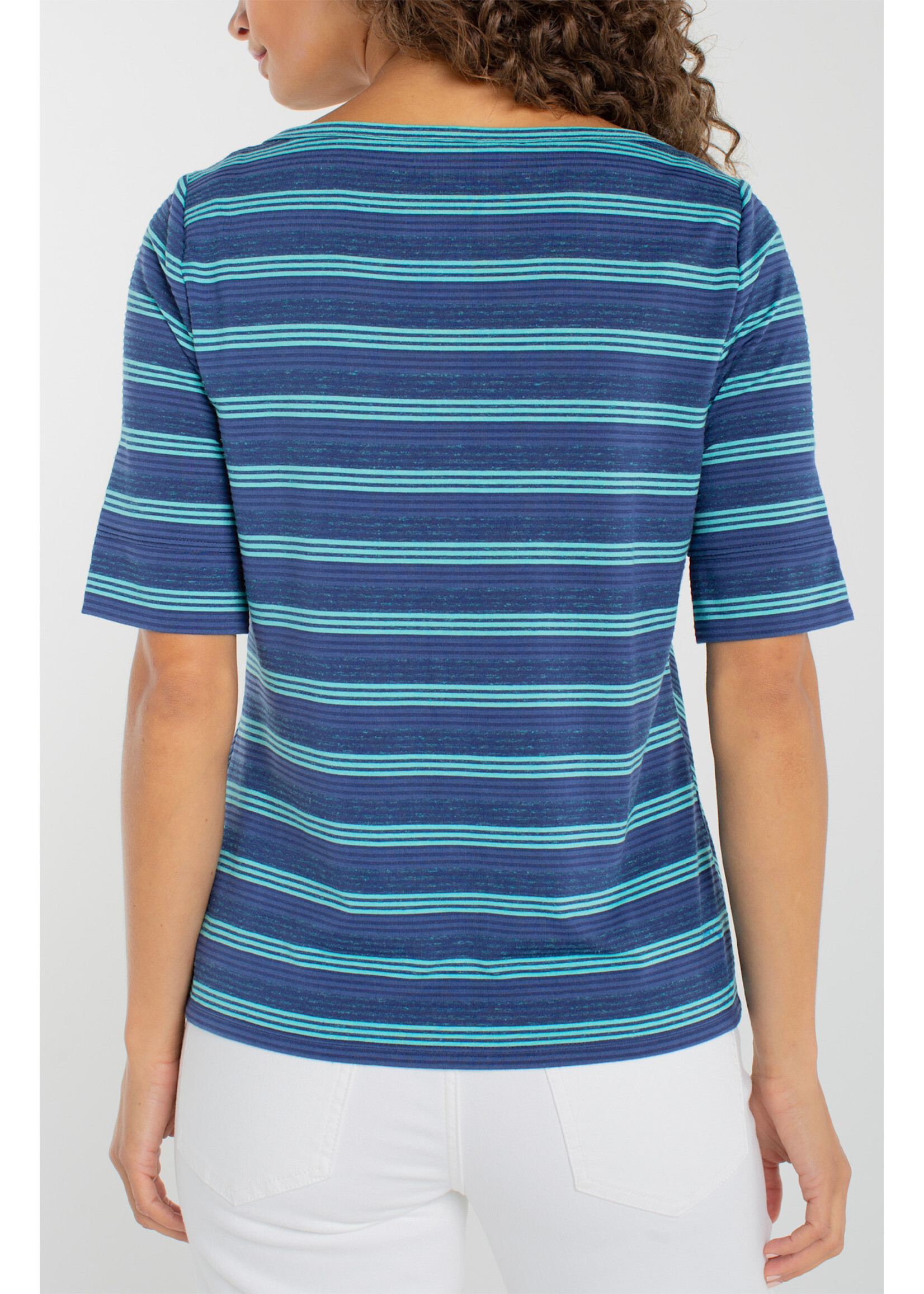 Liverpool Half Slv Boat neck Top