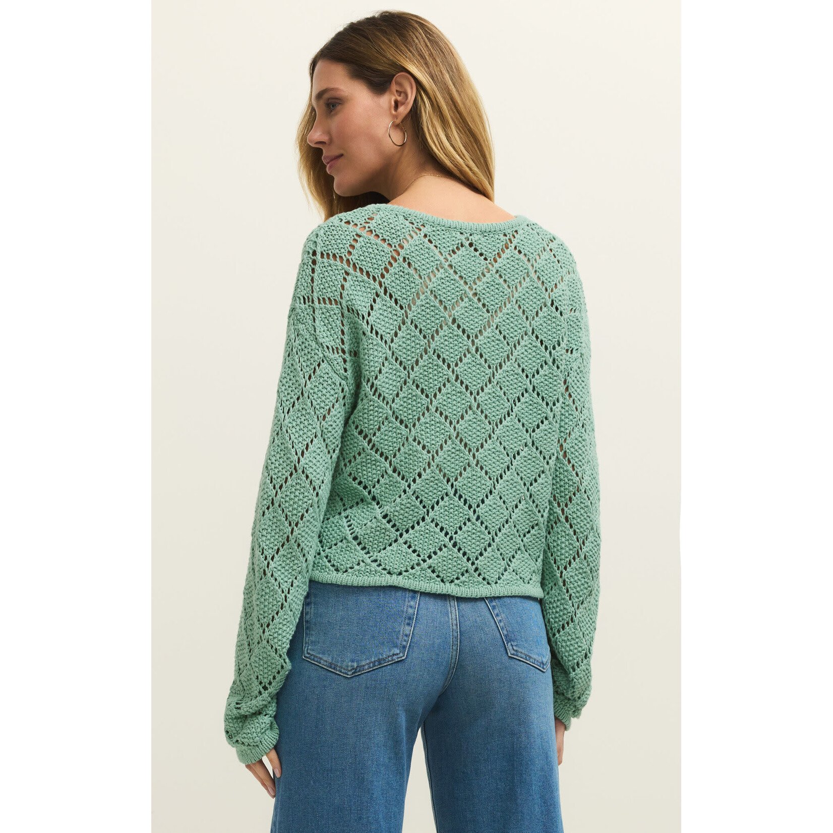 Z Supply ZS Hullen Crochet sweater