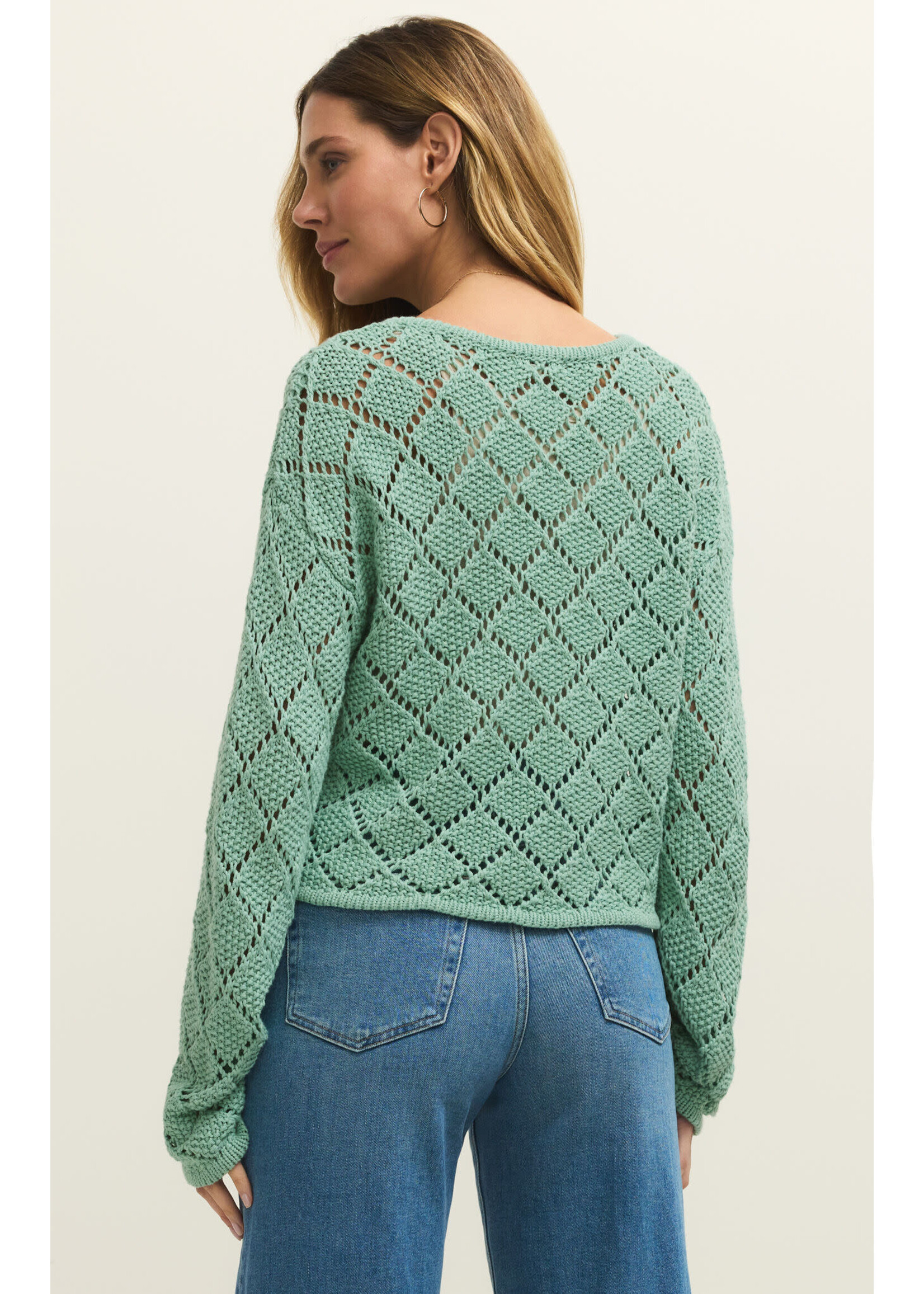 Z Supply Hullen Crochet sweater