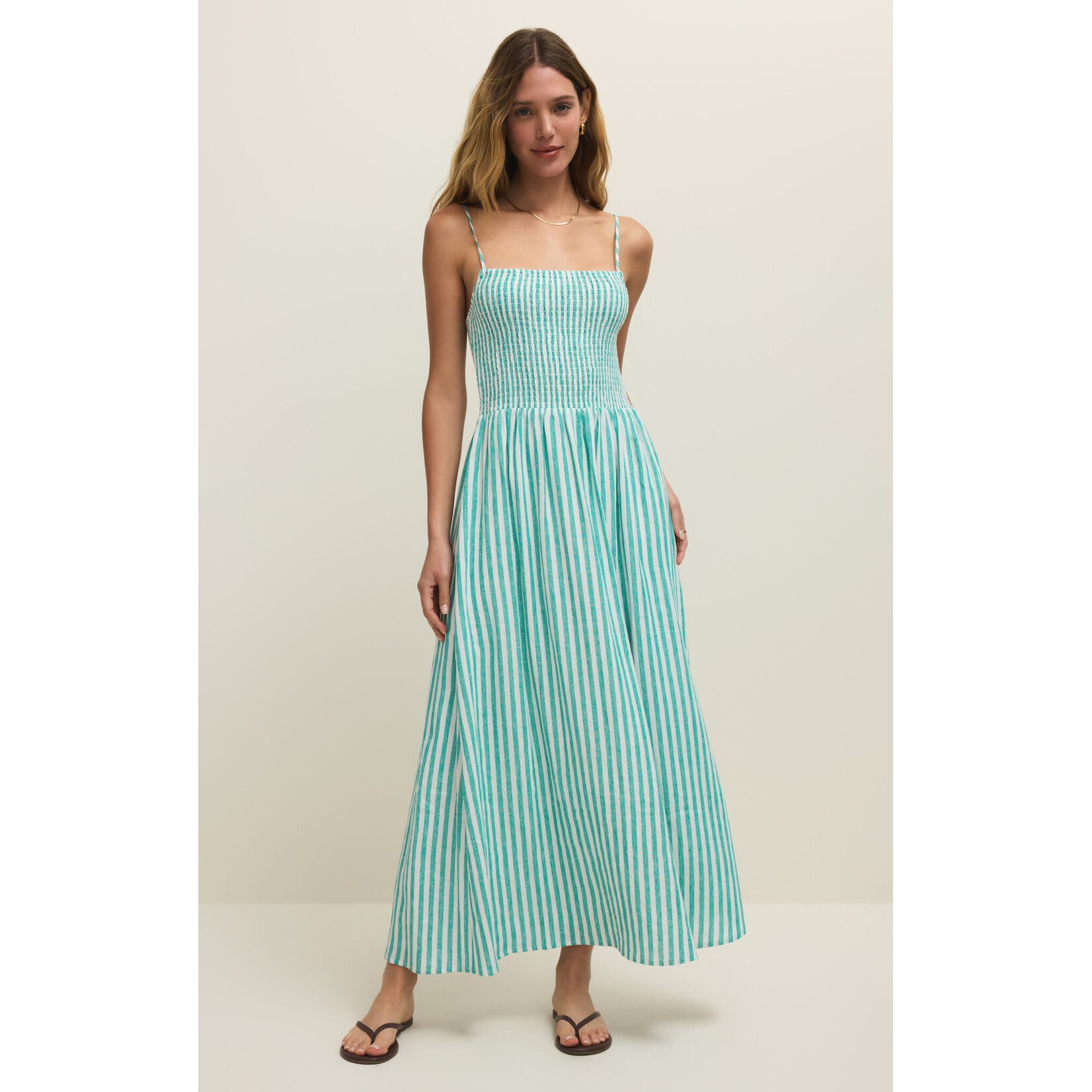 Z Supply ZS Bayside Striped Midi Dress