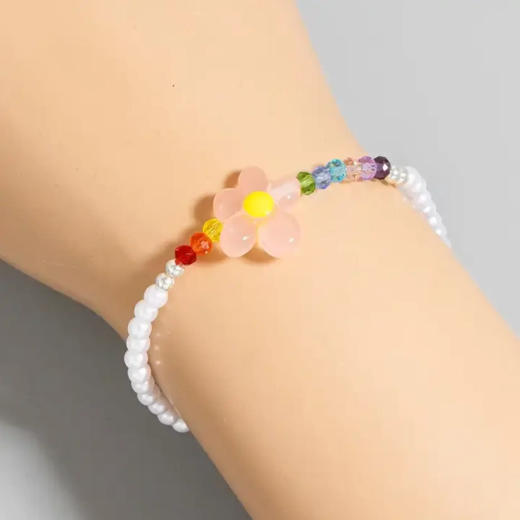 Fame F Multi Flower Bracelet