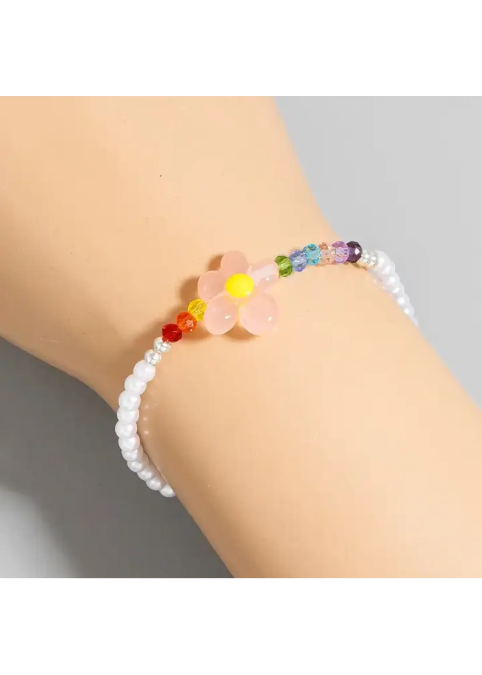Fame F Multi Flower Bracelet