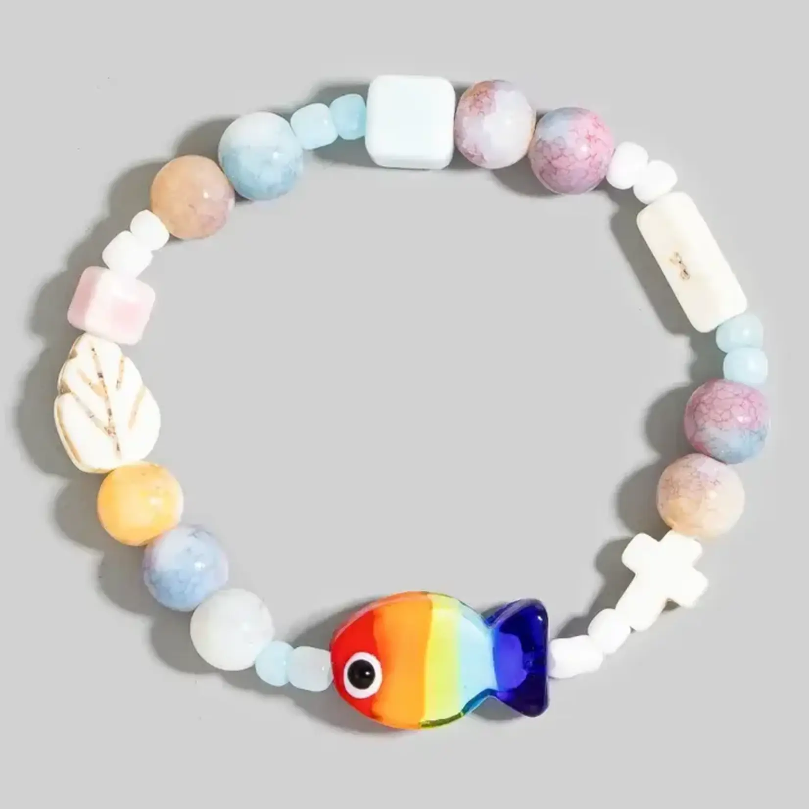 Fame F Ceramic Fish Bracelet