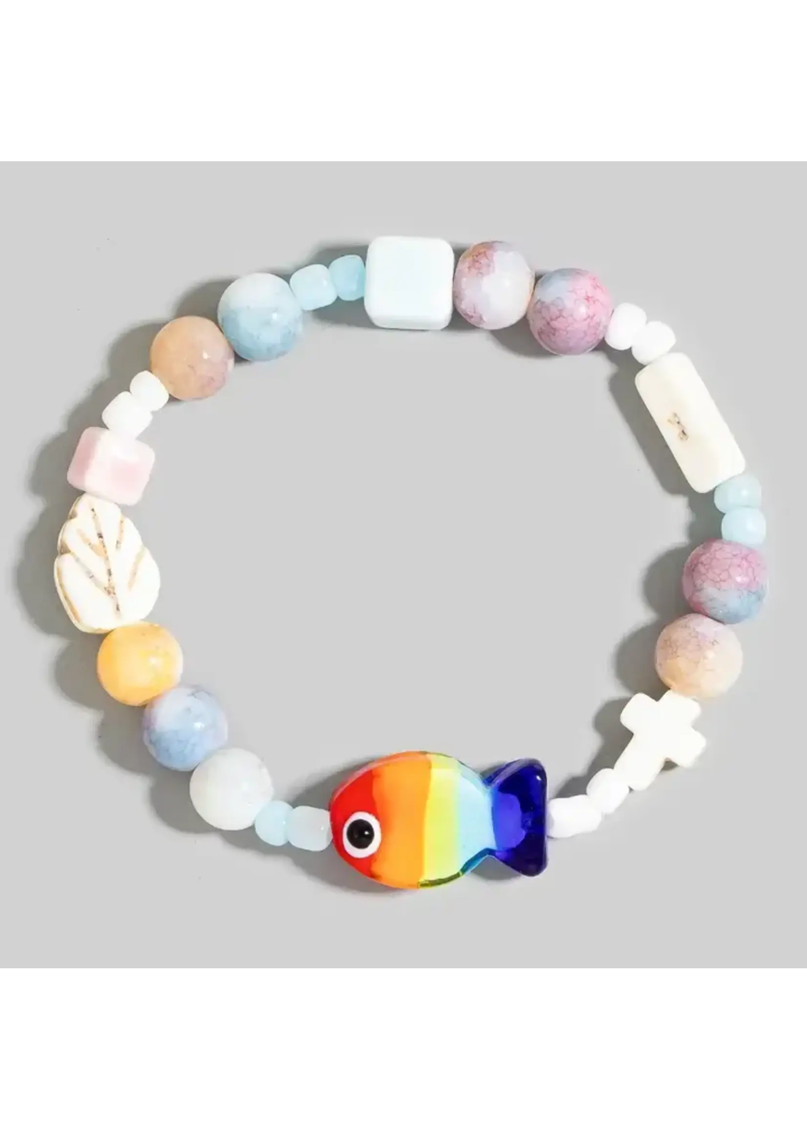 Fame F Ceramic Fish Bracelet