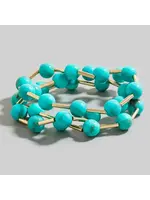 Fame F Metallic Bars Bracelet