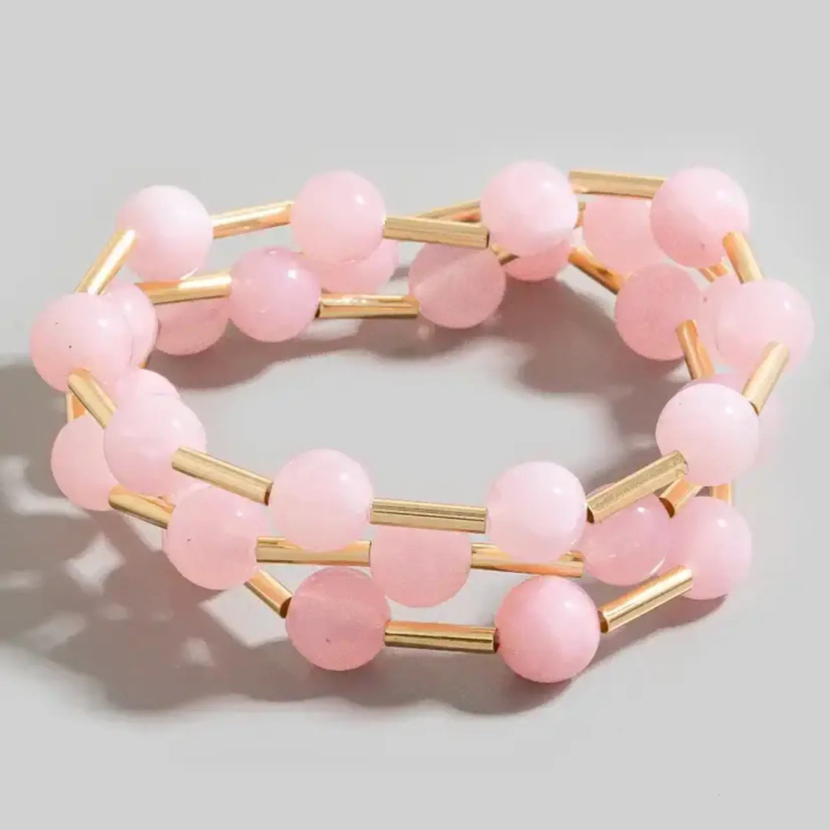 Fame F Metallic Bars Bracelet
