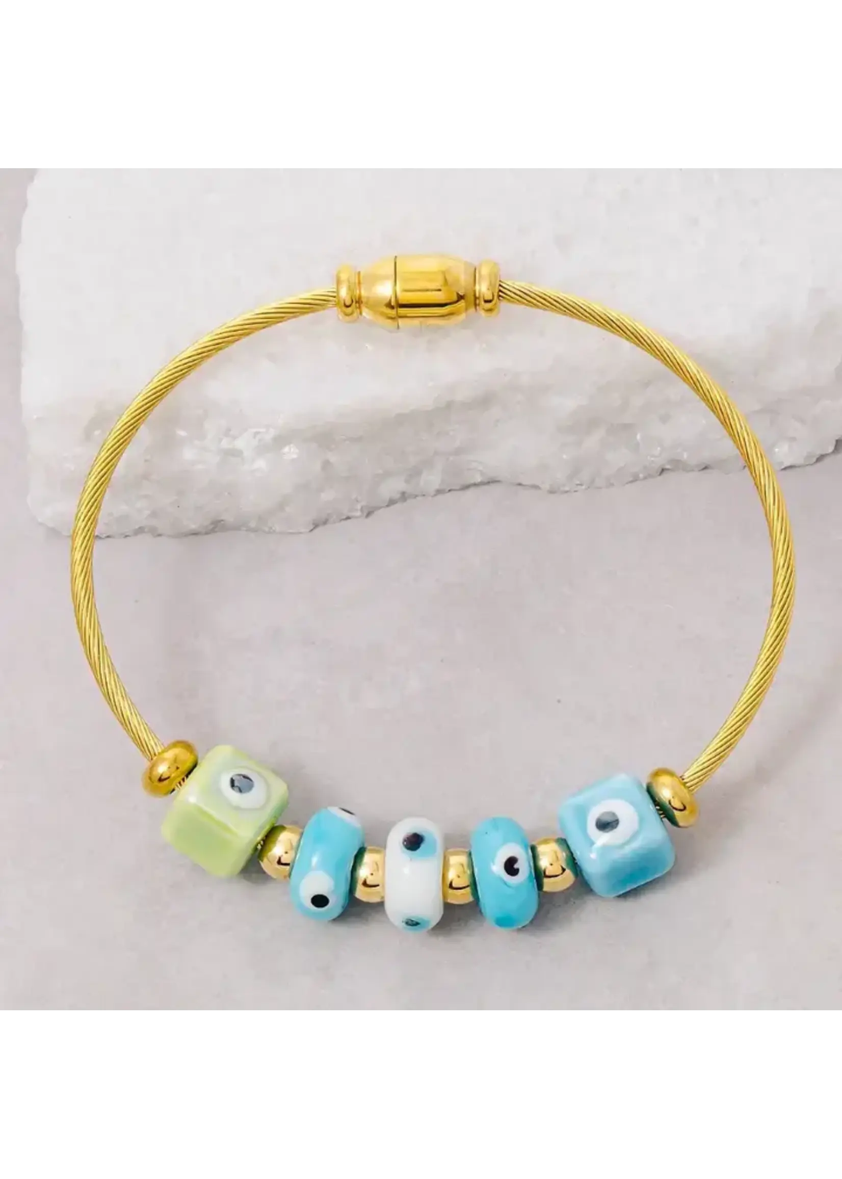 Fame F Evil Eye Bracelet