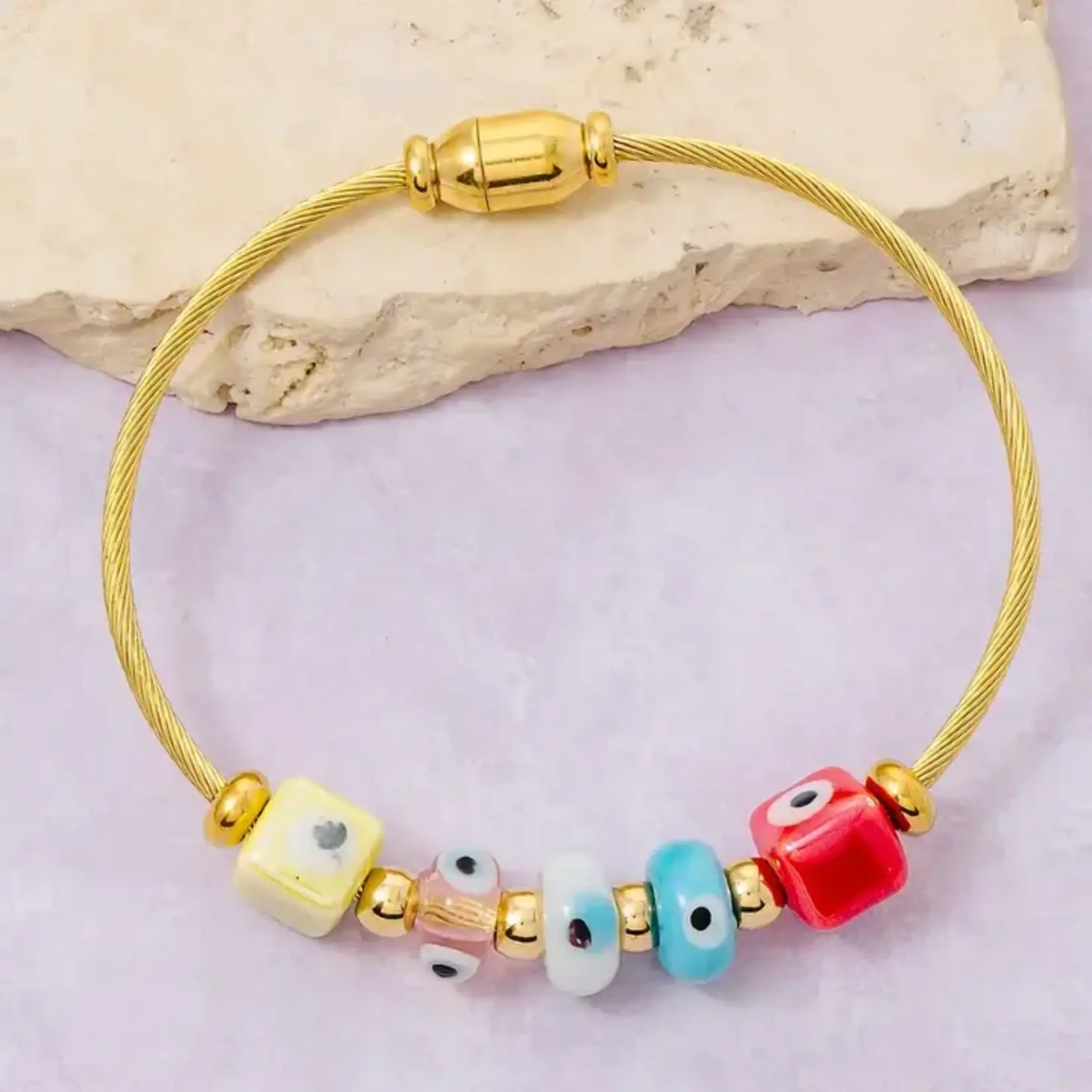 Fame F Evil Eye Bracelet