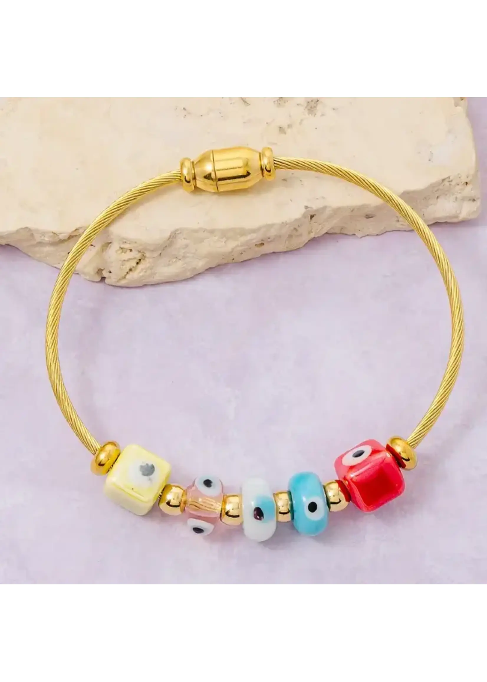 Fame F Evil Eye Bracelet