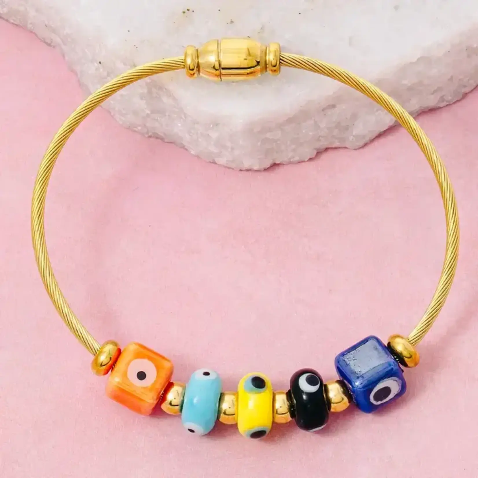 Fame F Evil Eye Bracelet