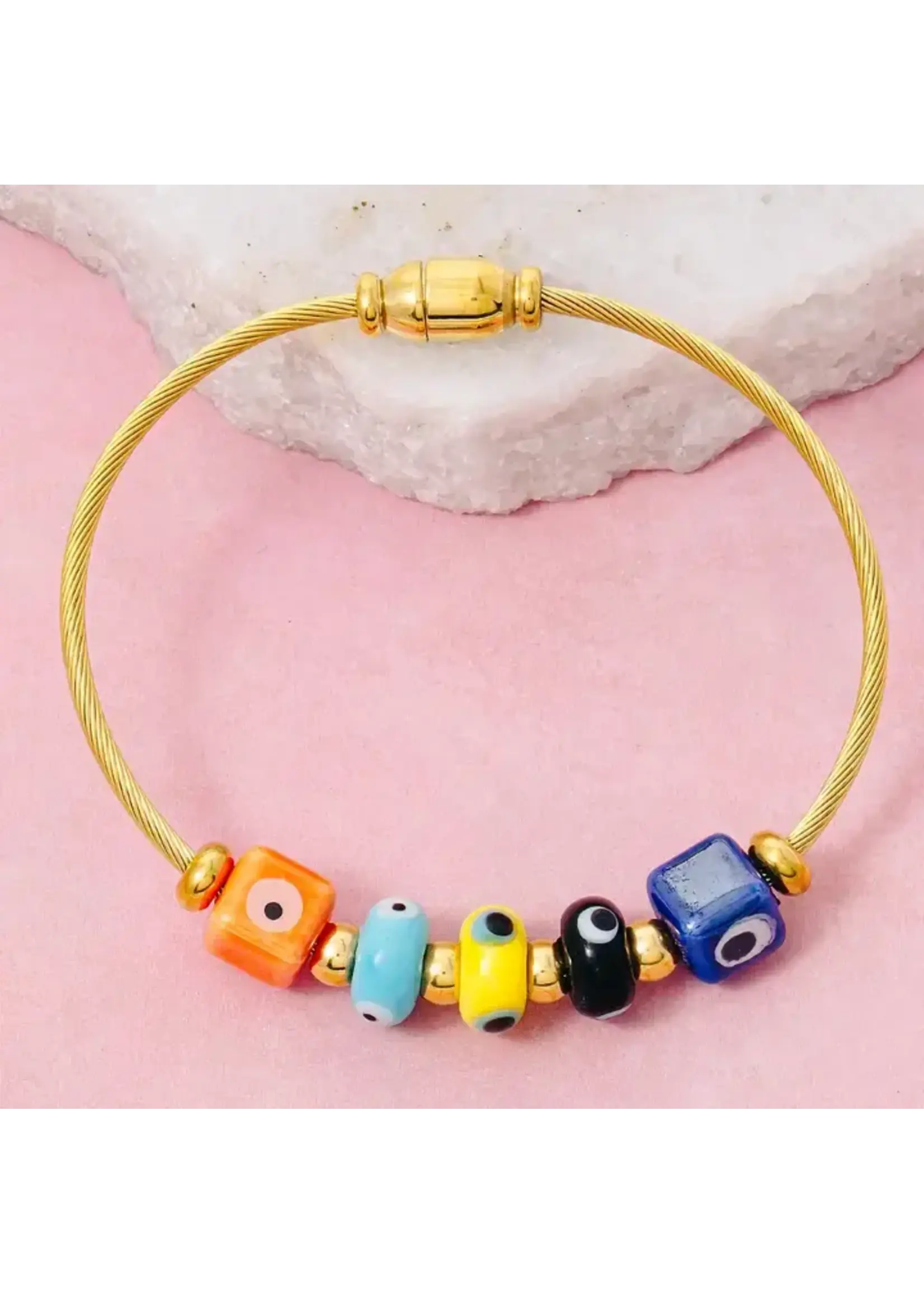 Fame F Evil Eye Bracelet