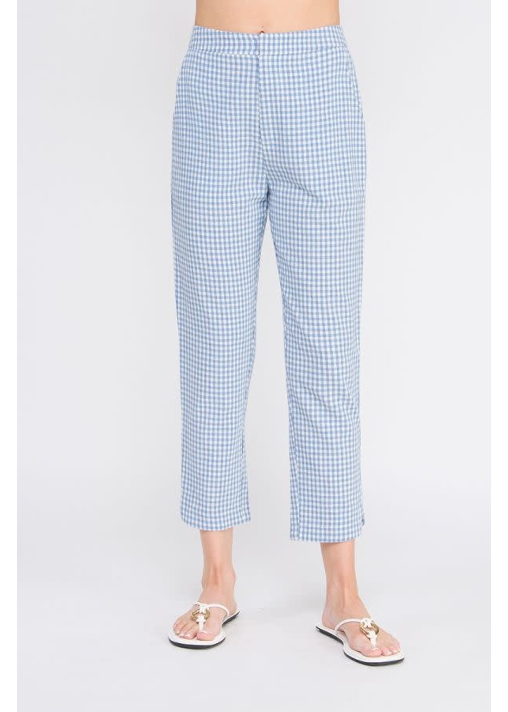 Allie Rose Gingham Cotton Pant