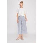 Allie Rose AR Navy Searsucker Striped Pant