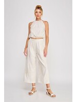 Allie Rose AL Floral EMb Halter Top