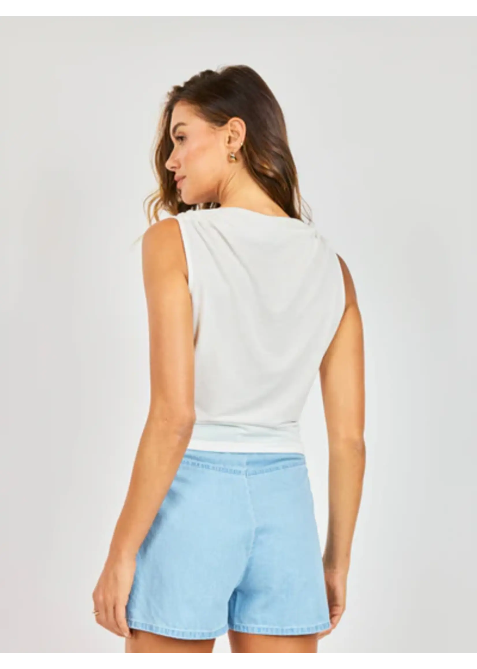 Sadie Sage Faithful Cowlneck Tank