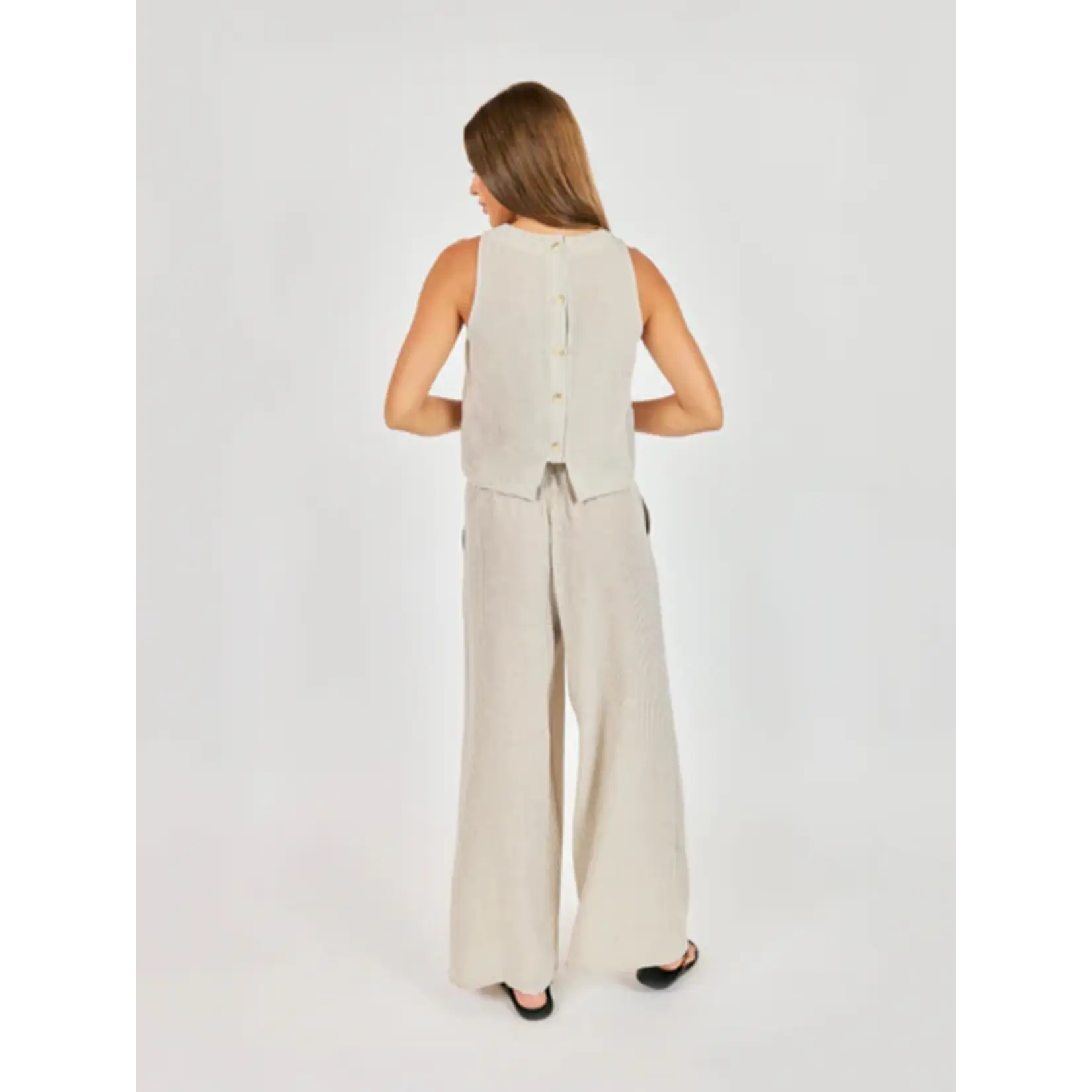 Sadie Sage SS Garden Sun Button Tank