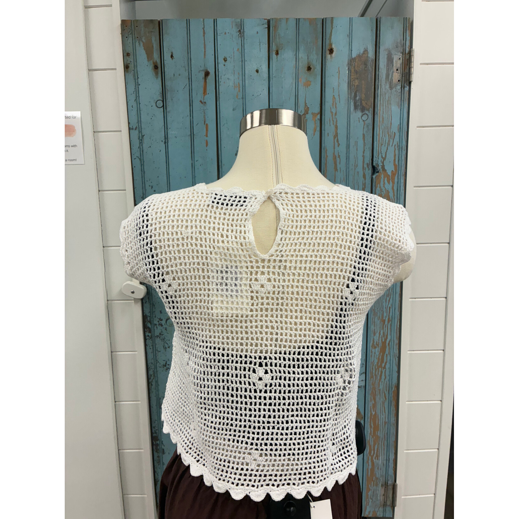 Open Field Crochet Top